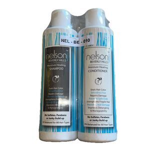 Nelson J Beverly Hills Set of Moisture Healing‎ Shampoo & Conditioner 8 oz each